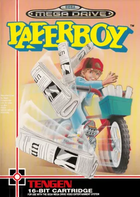 Paperboy (USA, Europe) box cover front